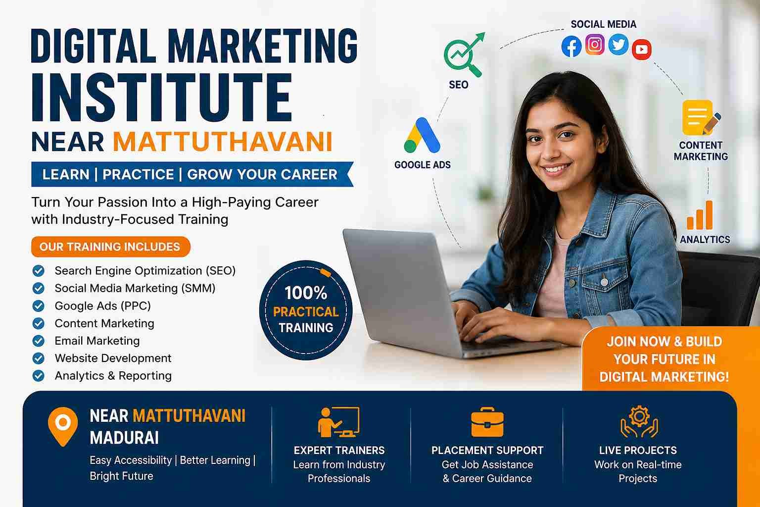 digital marketing institute near mattuthavani