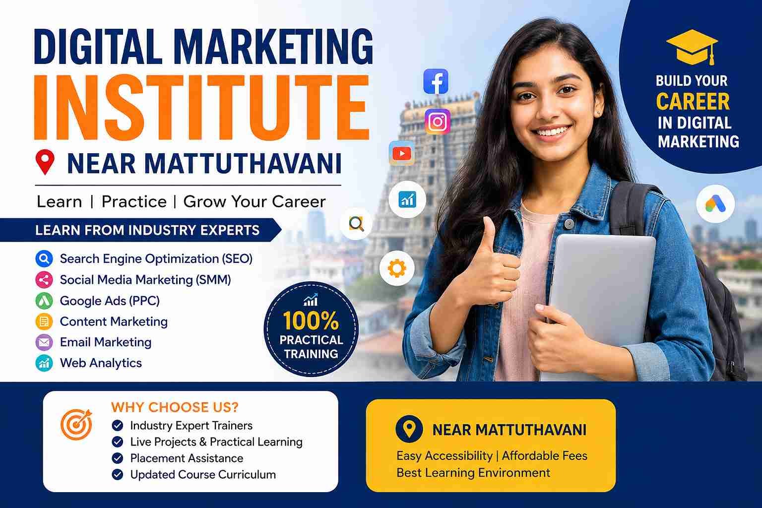 digital marketing institute near mattuthavani