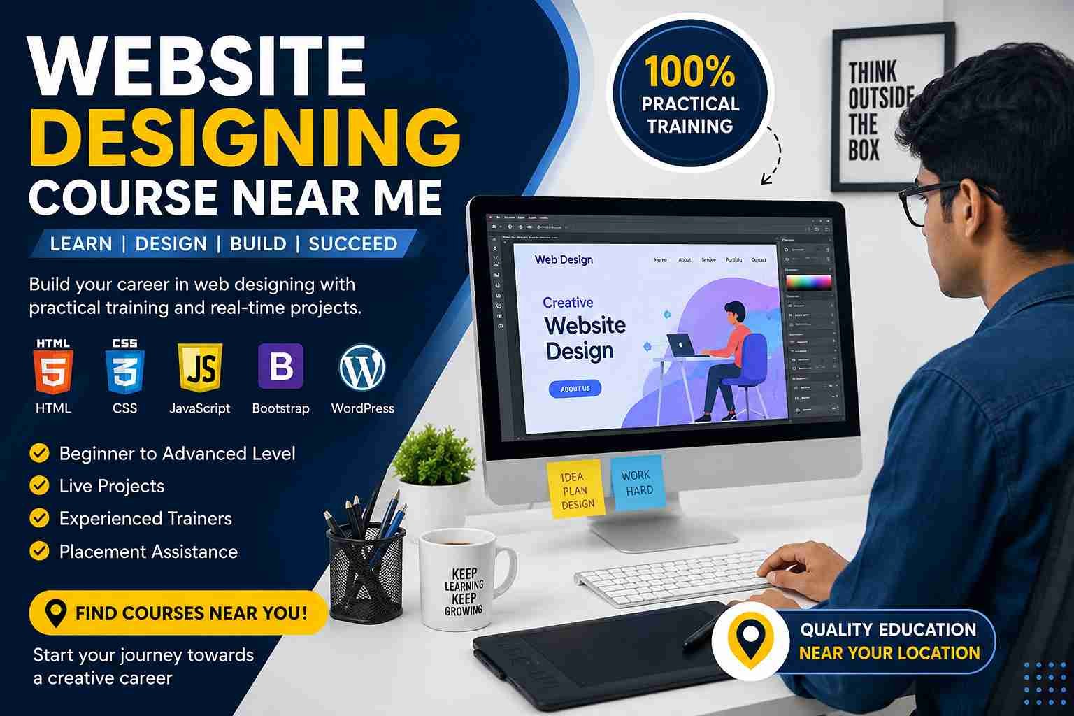 website designing course near me