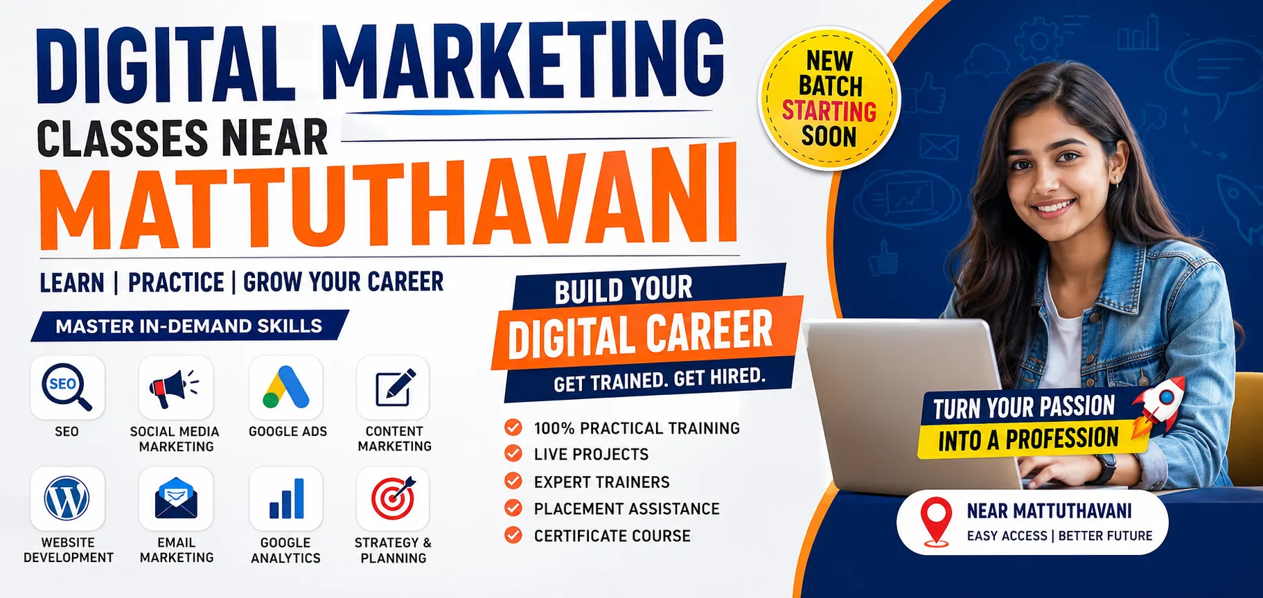 Digital Marketing Classes Near Mattuthavani